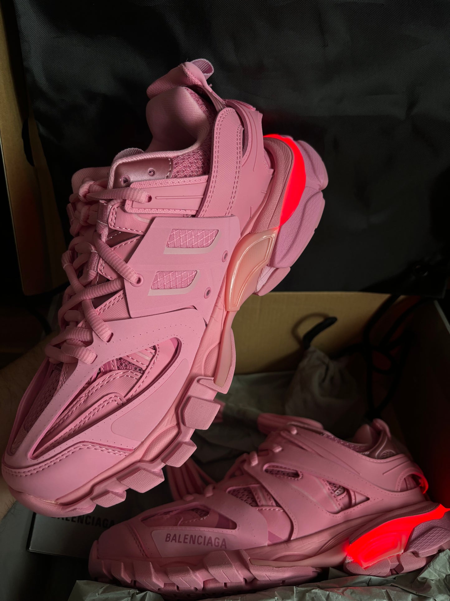 Balenciaga Track Pink Led
