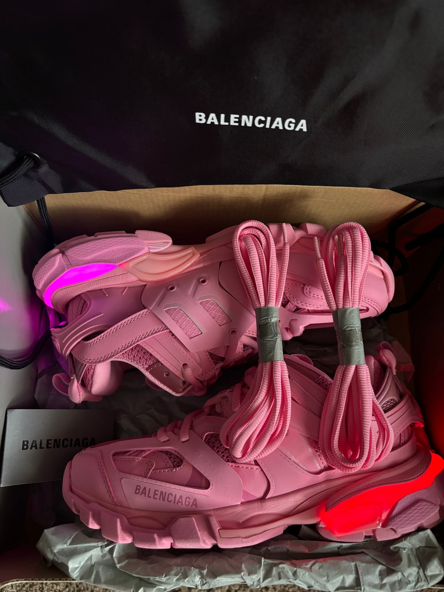 Balenciaga Track Pink Led