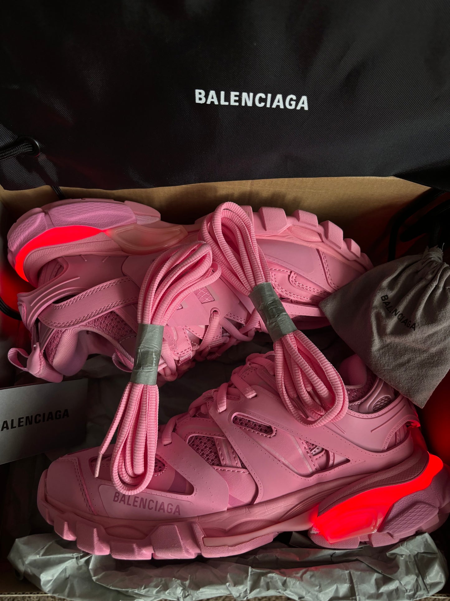 Balenciaga Track Pink Led