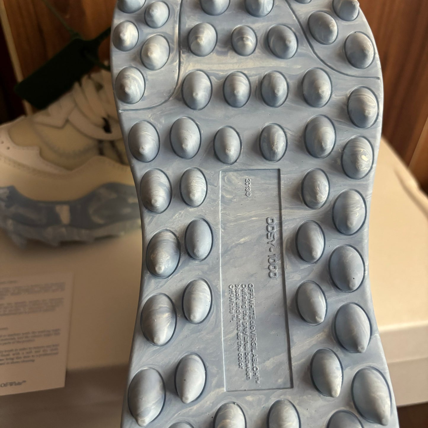 Off-White ODSY 1000 Marble Blue