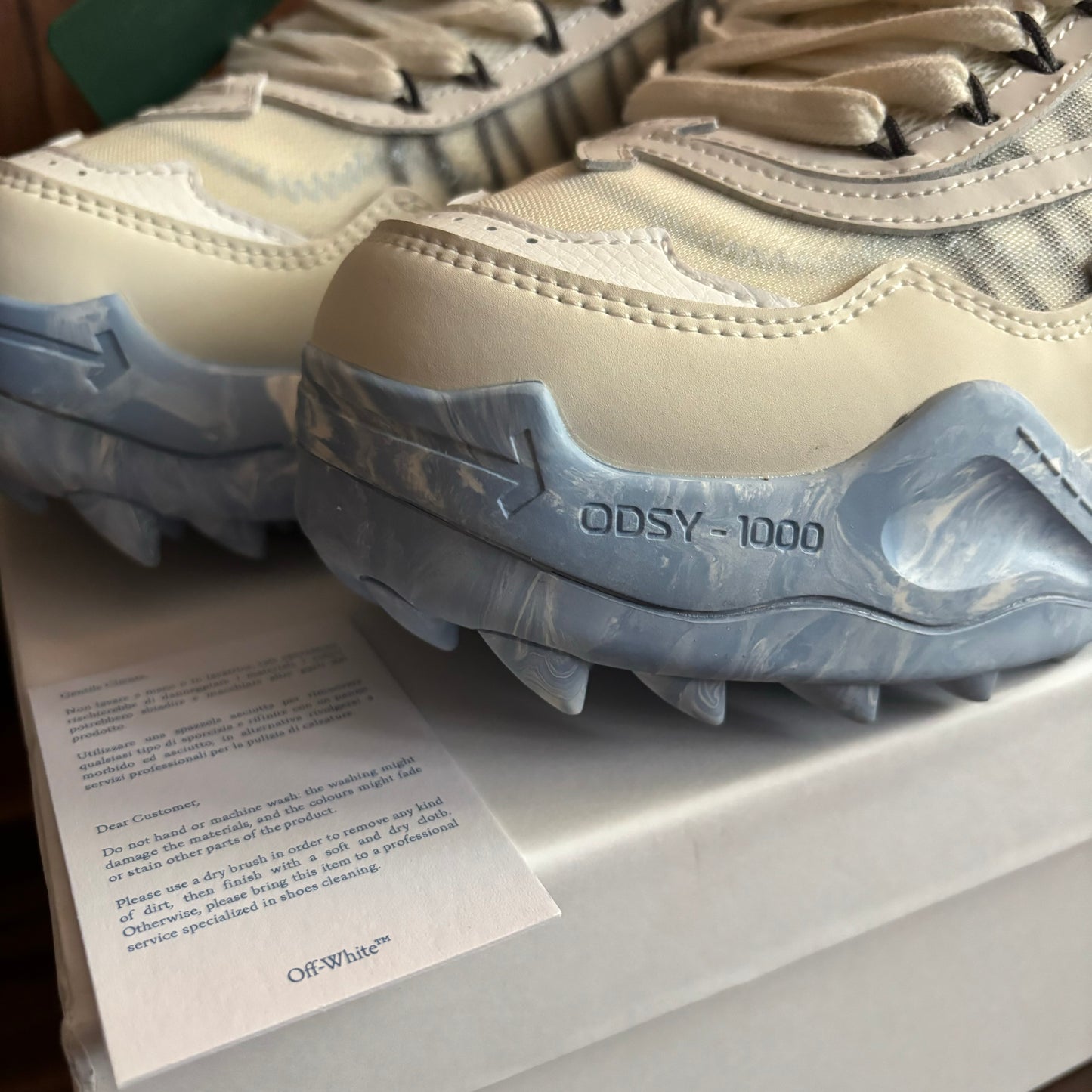 Off-White ODSY 1000 Marble Blue